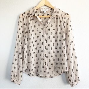Forever 21 Bohemian Aztec Tribal Patterned Top